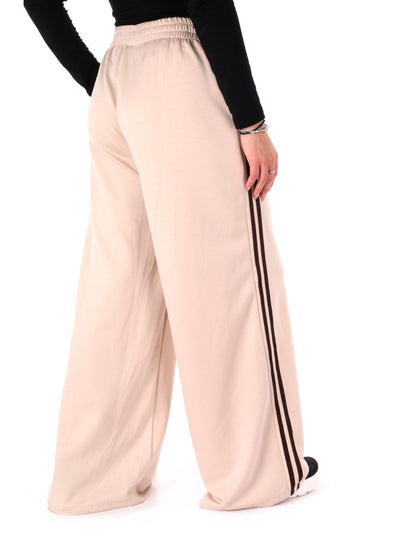 PANTALONE CON BANDE MISS LOVE DA DONNA PANNA