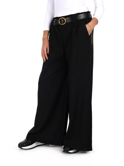 PANTAPALAZZO MISS LOVE DA DONNA NERO
