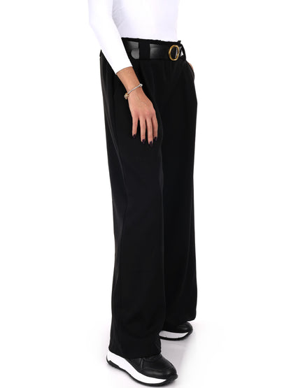 PANTAPALAZZO MISS LOVE DA DONNA NERO