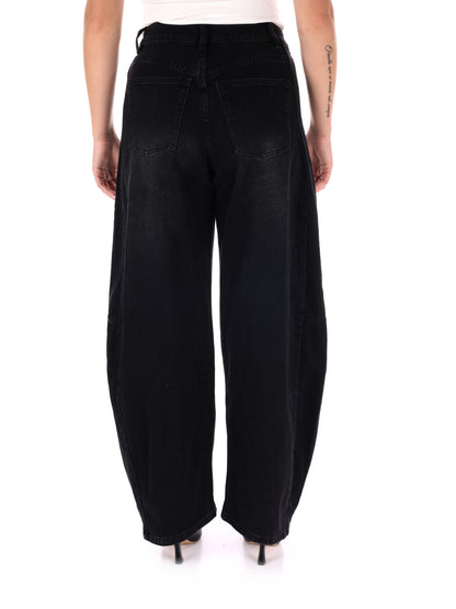 JEANS BALLOON MISS LOVE DA DONNA NERO