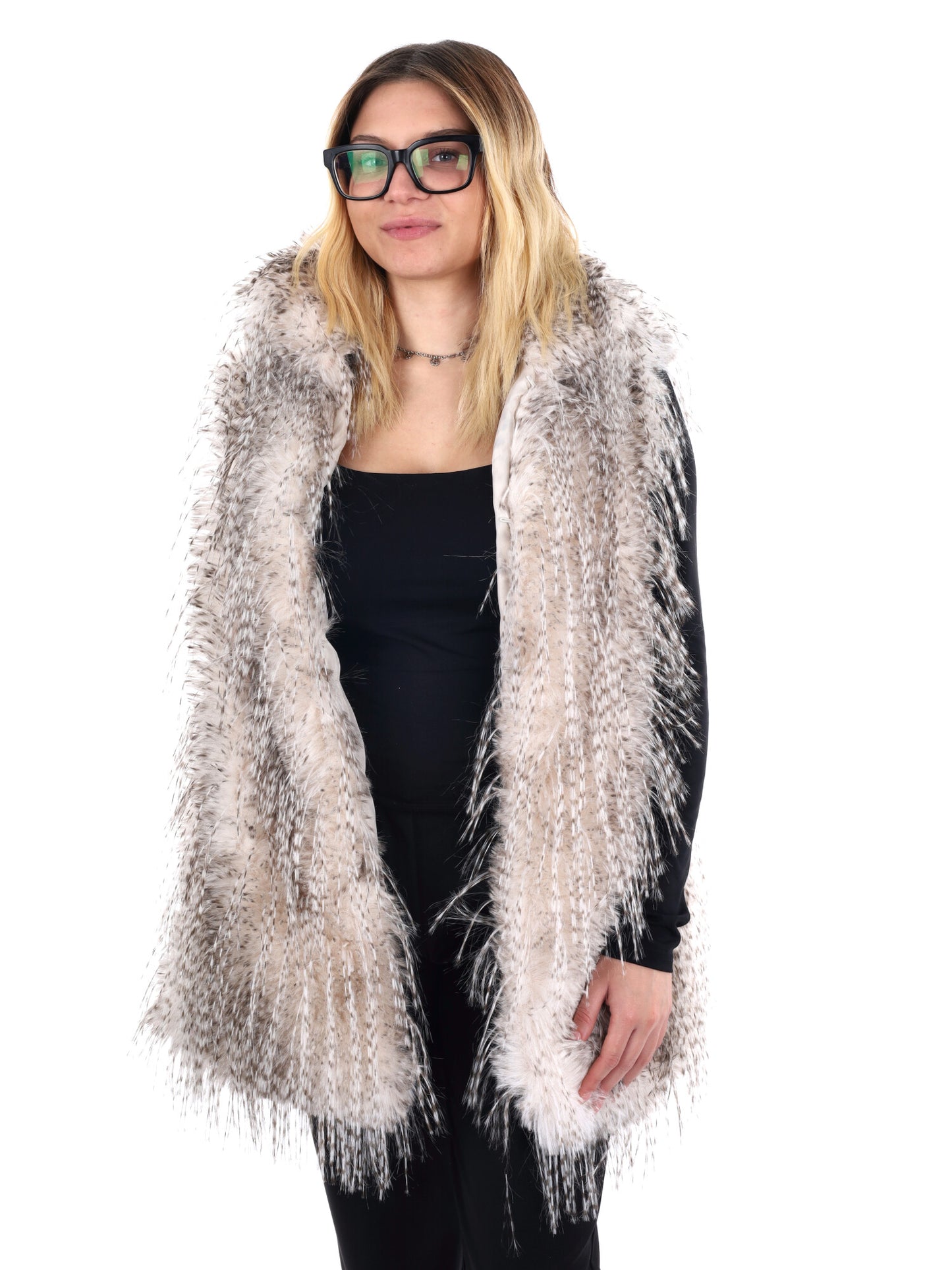 SMANICATO IN ECOPELLICCIA MISS LOVE DA DONNA BIANCO