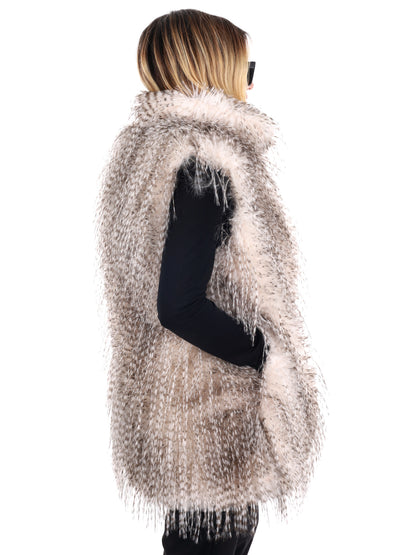 SMANICATO IN ECOPELLICCIA MISS LOVE DA DONNA BIANCO