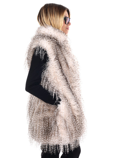 SMANICATO IN ECOPELLICCIA MISS LOVE DA DONNA BIANCO