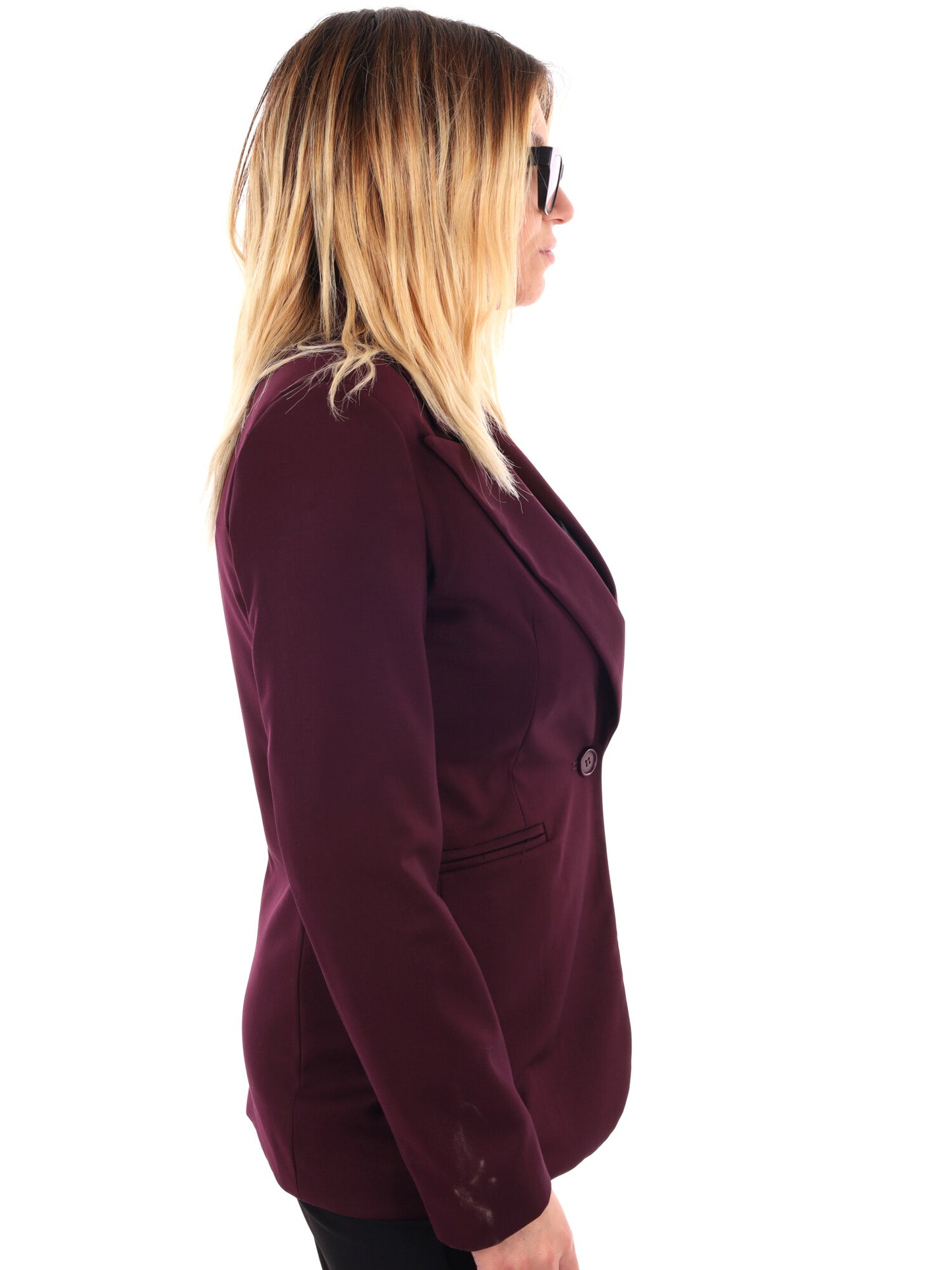 BLAZER CON REVER A LANCIA MISS LOVE DA DONNA BORDEAUX