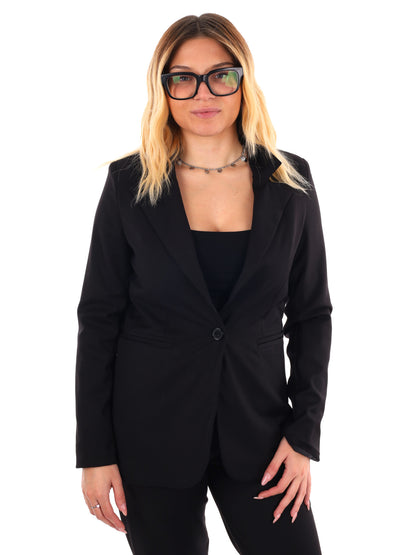 BLAZER CON REVER A LANCIA MISS LOVE DA DONNA NERO
