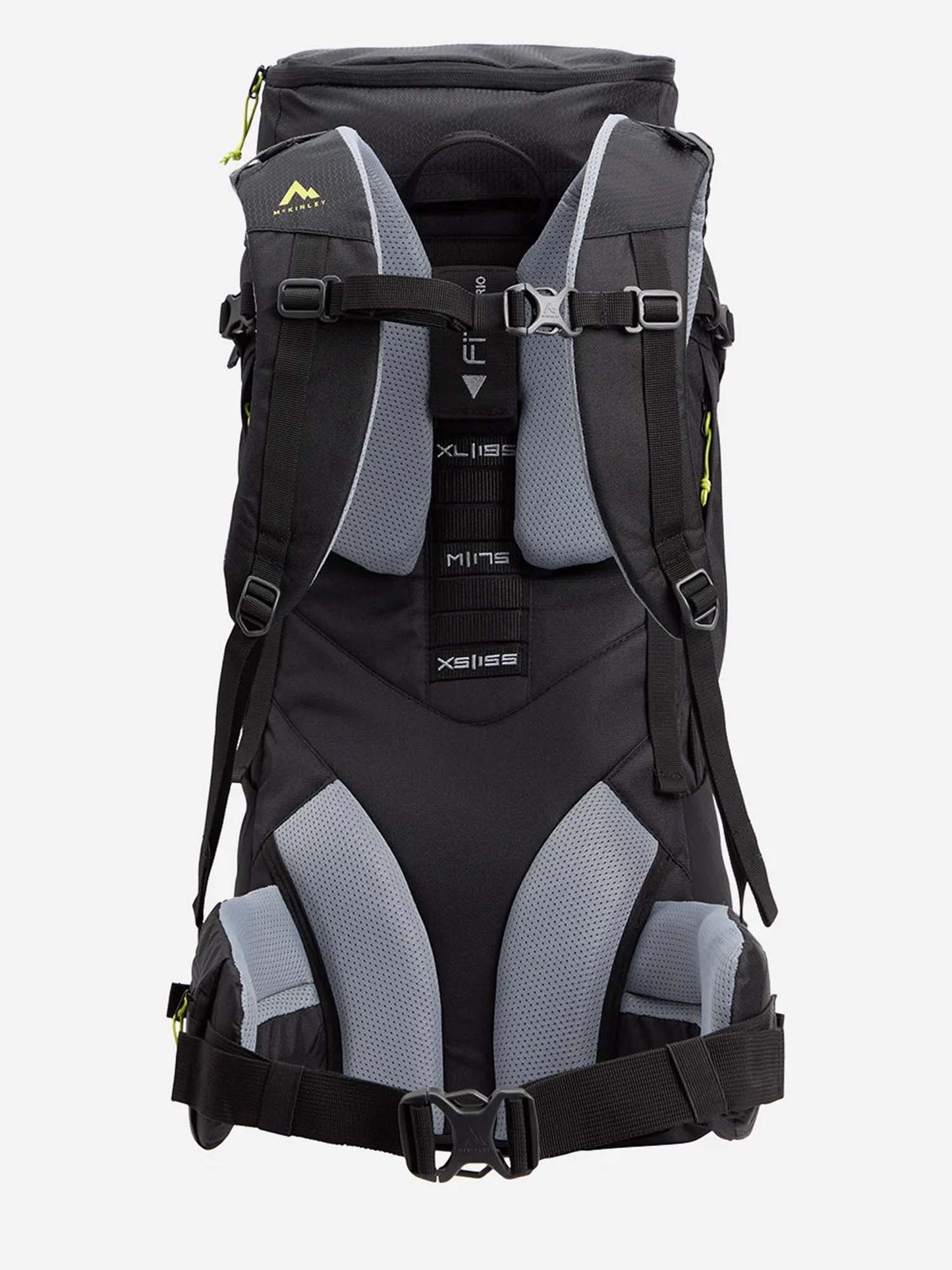 Zaino trekking Make II 45+10 nero per unisex adulto