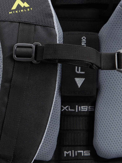 Zaino trekking Make II 45+10 nero per unisex adulto