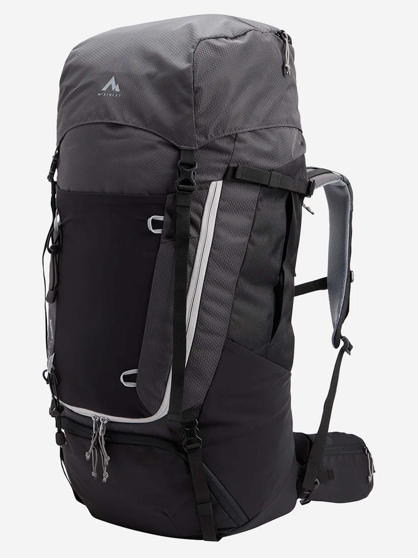 Zaino trekking Mckinley Make II 75+10 litri grigio unisex