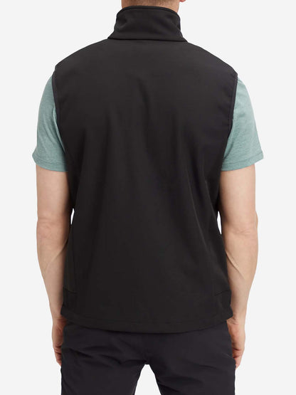 Mckinley Lusaka II, giacca softshell uomo nera per primavera-estate