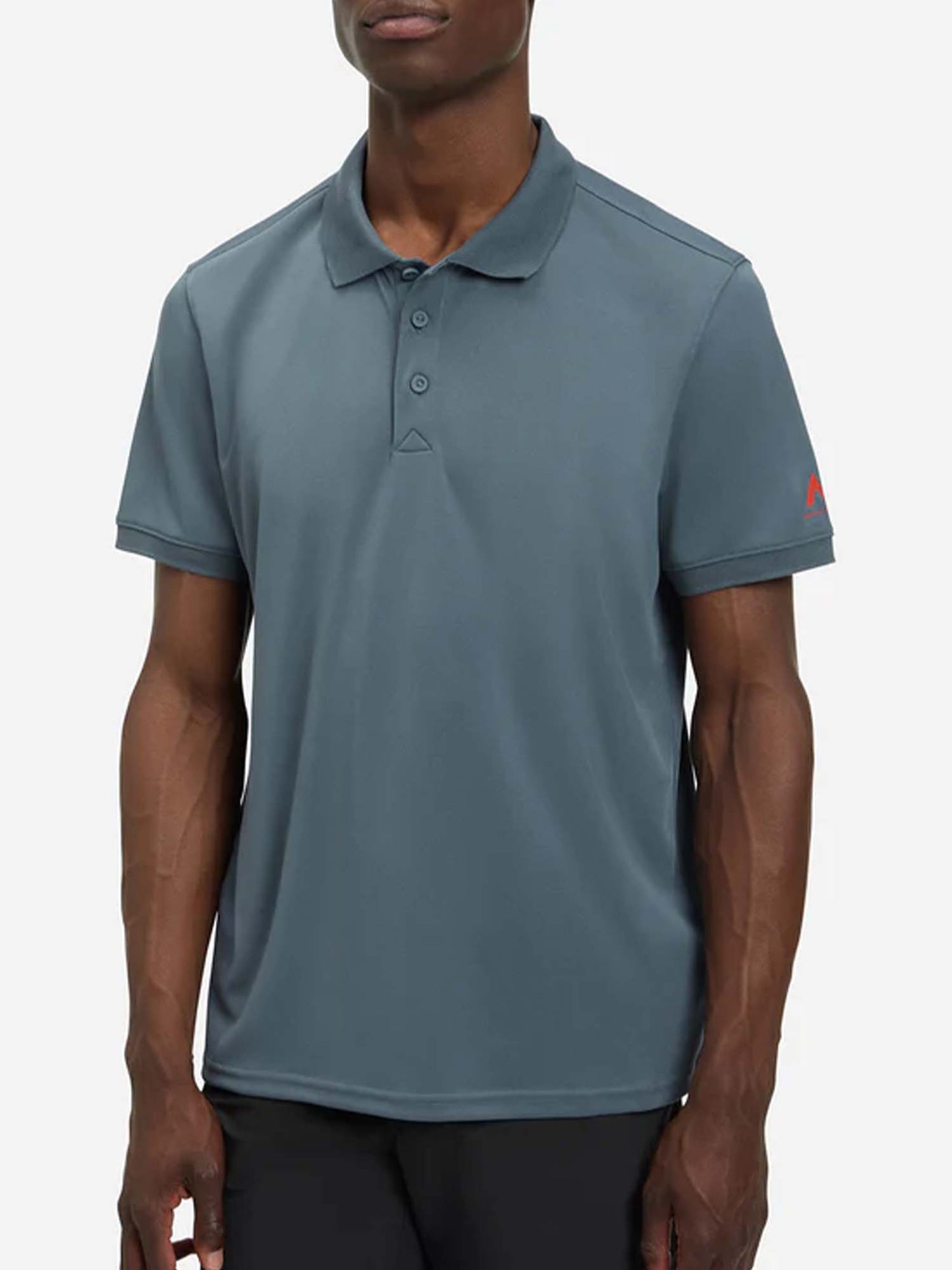 McKinley Lango, polo uomo verde in tessuto sostenibile
