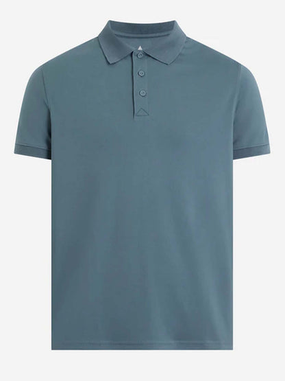 McKinley Lango, polo uomo verde in tessuto sostenibile
