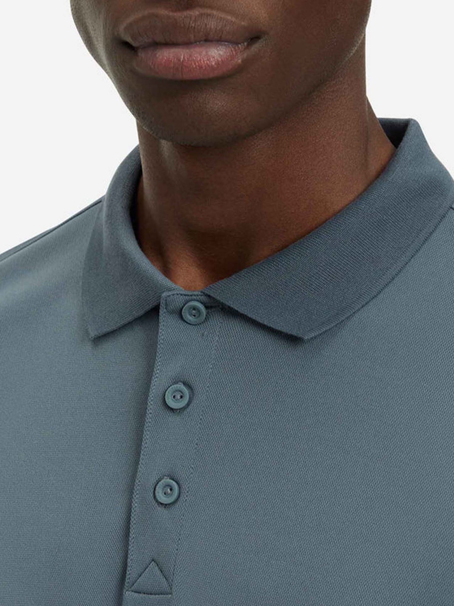McKinley Lango, polo uomo verde in tessuto sostenibile