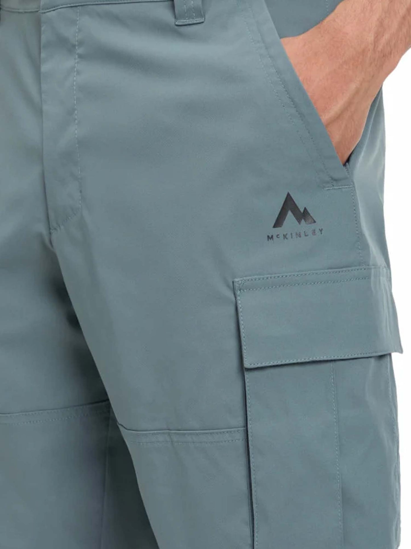 Shorts da uomo McKinley Ellery verde funzionali e resistenti