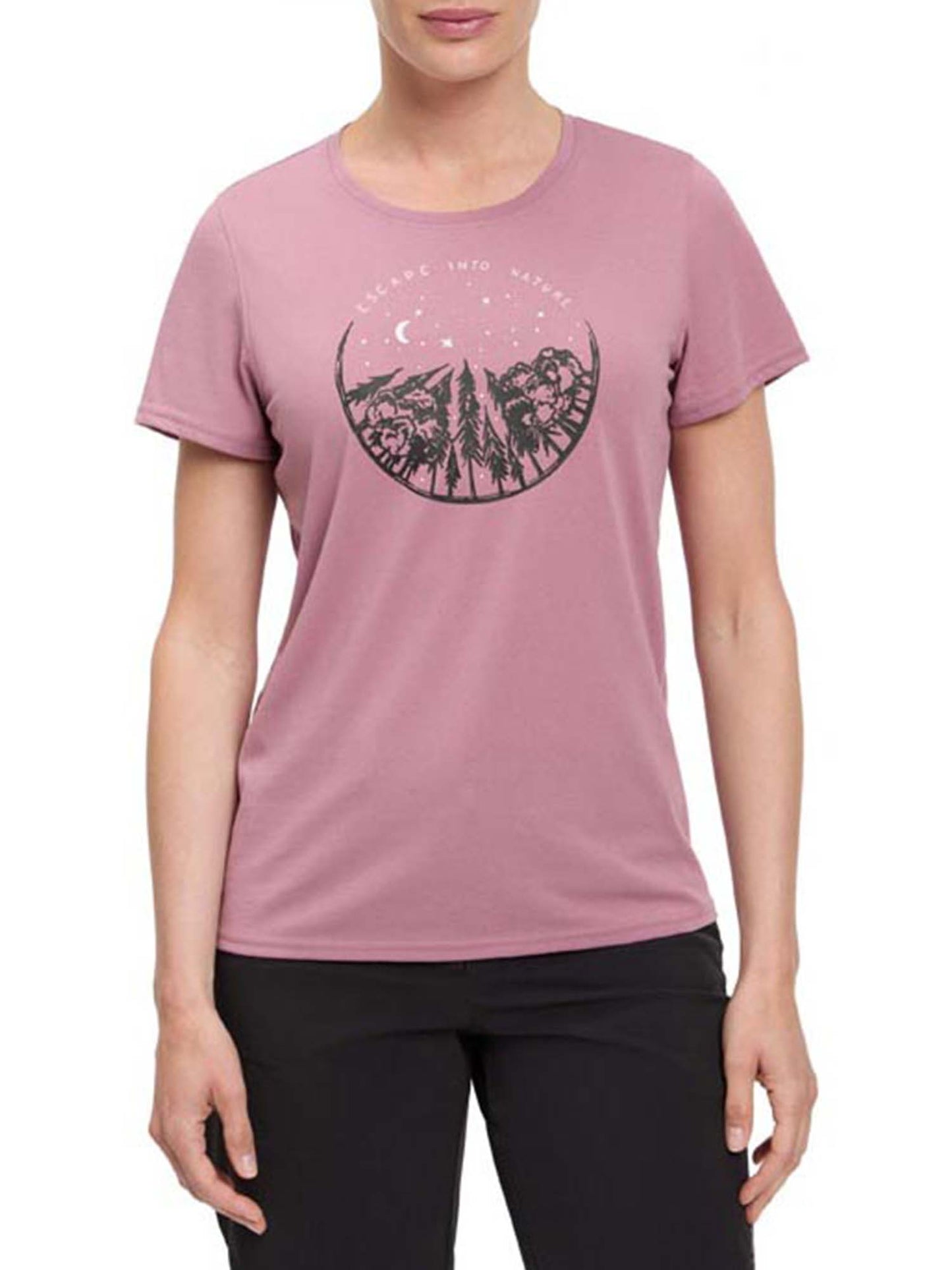 T-shirt McKinley Galla III da donna in lilla