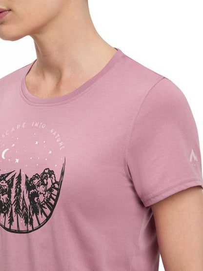 T-shirt McKinley Galla III da donna in lilla