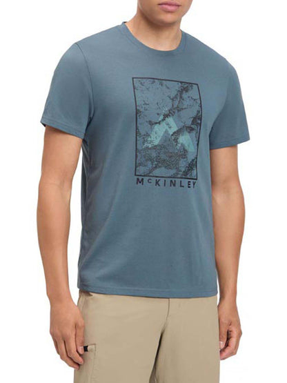 McKinley Galla, t-shirt uomo verde ideale per l'estate