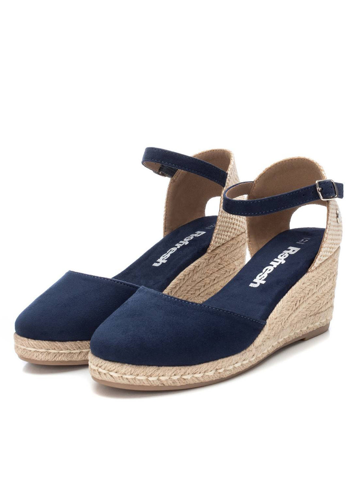 Refresh campesina zeppa da donna blu
