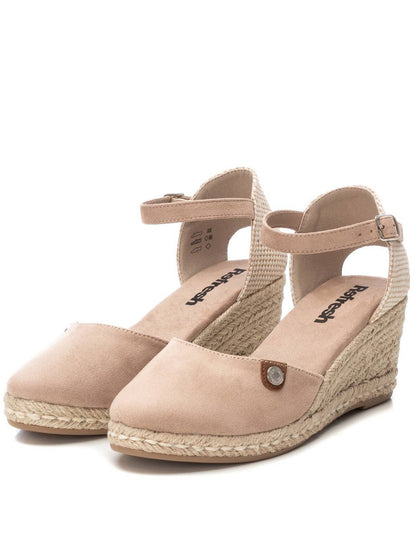 Refresh Campesina, sandali espadrilles beige da donna