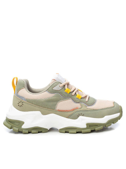 Sneakers basse Refresh donna in kaki dallo stile casual e contemporaneo