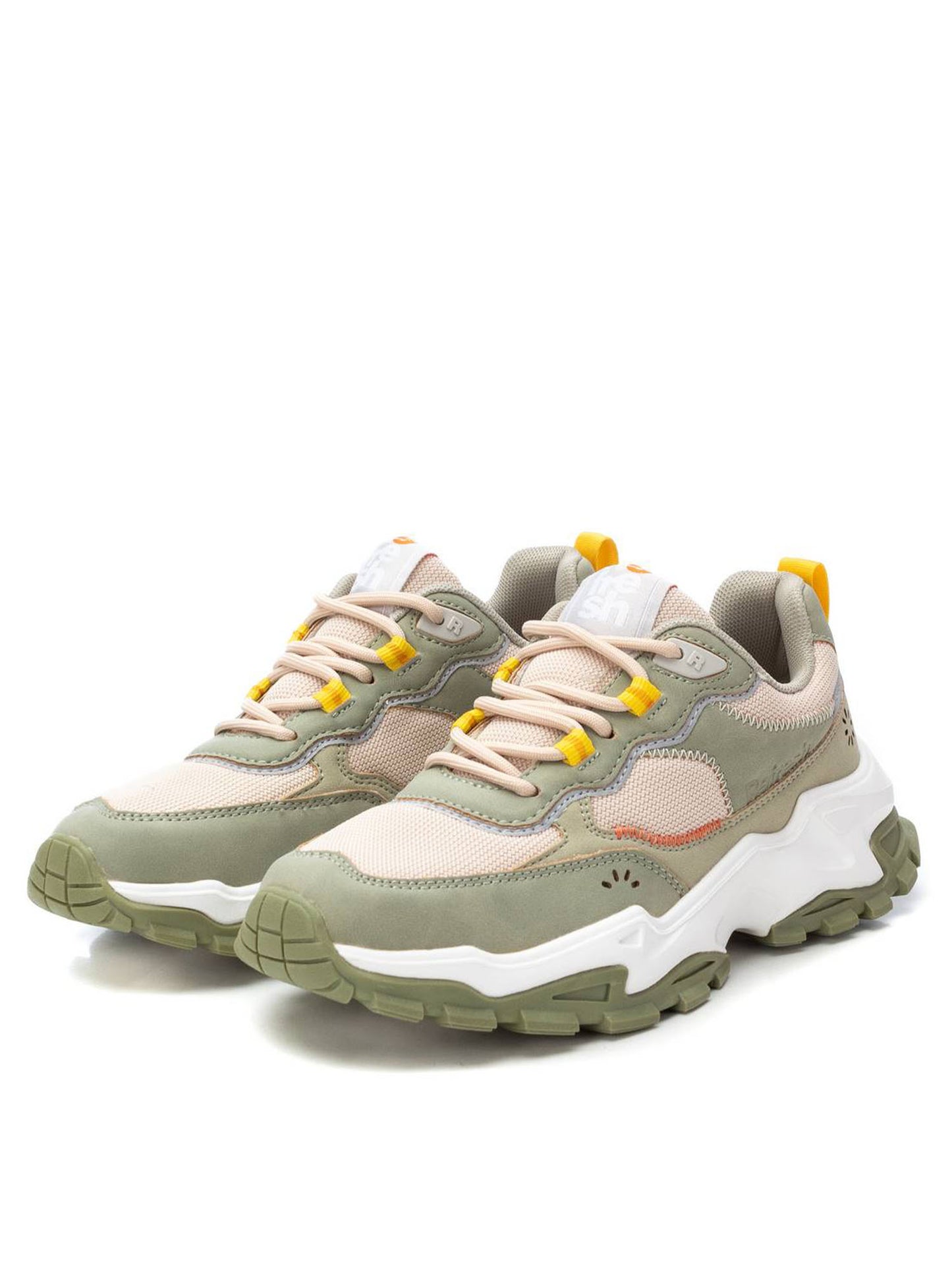 Sneakers basse Refresh donna in kaki dallo stile casual e contemporaneo