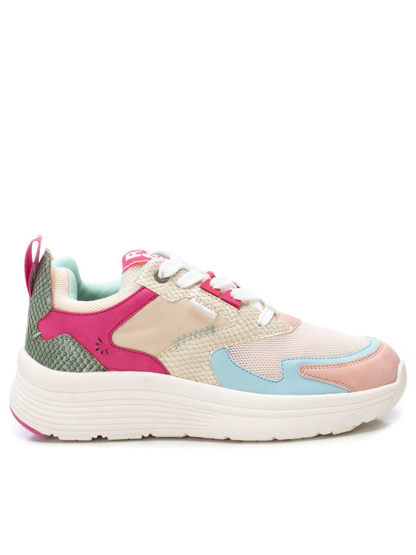 Sneakers fucsia vegan da donna Refresh casual e sostenibili