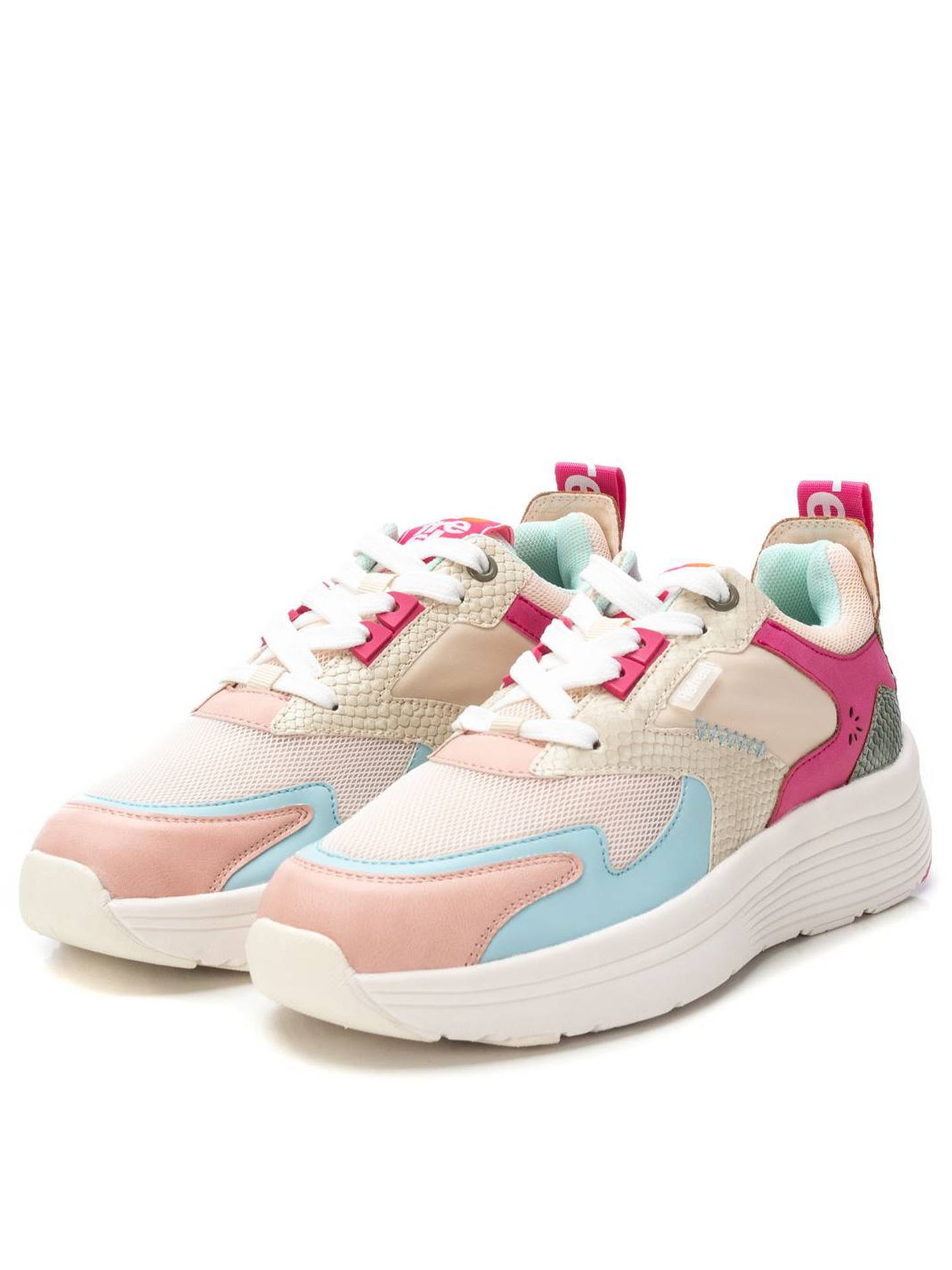 Sneakers fucsia vegan da donna Refresh casual e sostenibili