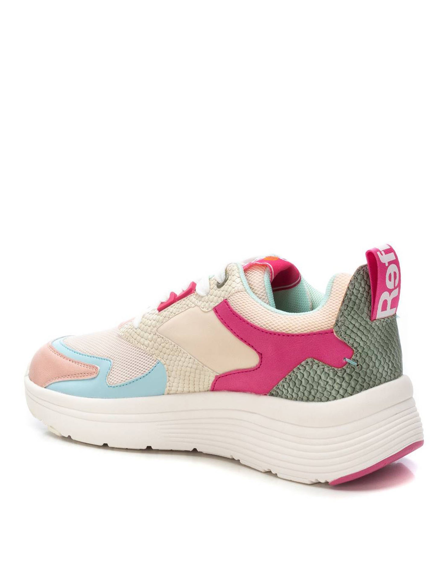 Sneakers fucsia vegan da donna Refresh casual e sostenibili
