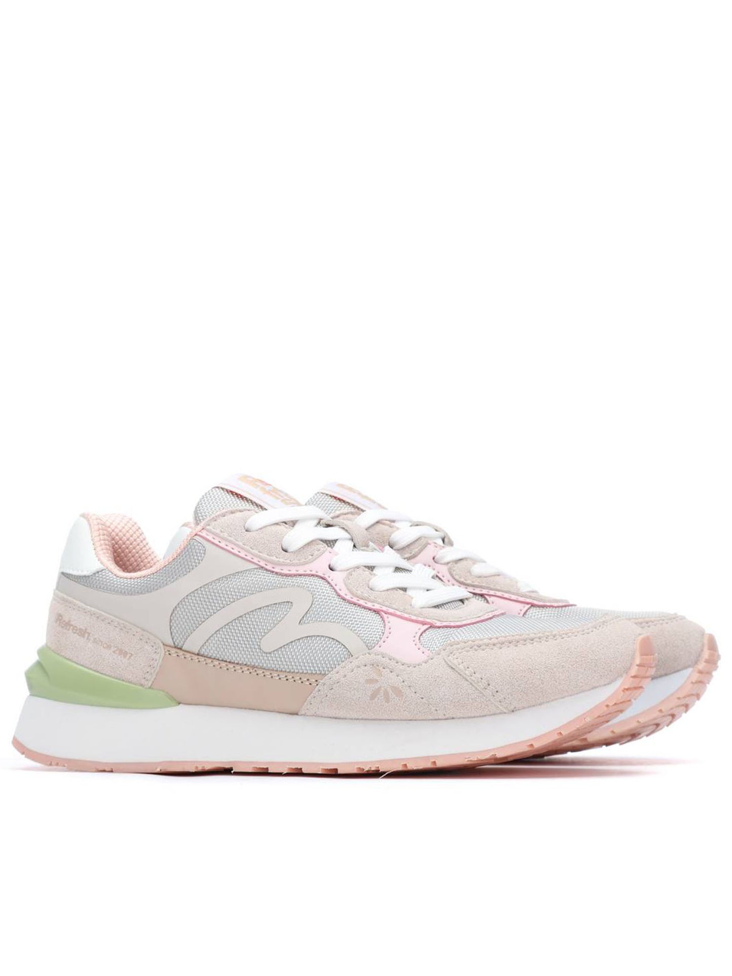 Sneakers Refresh beige da donna, comfort e stile versatile