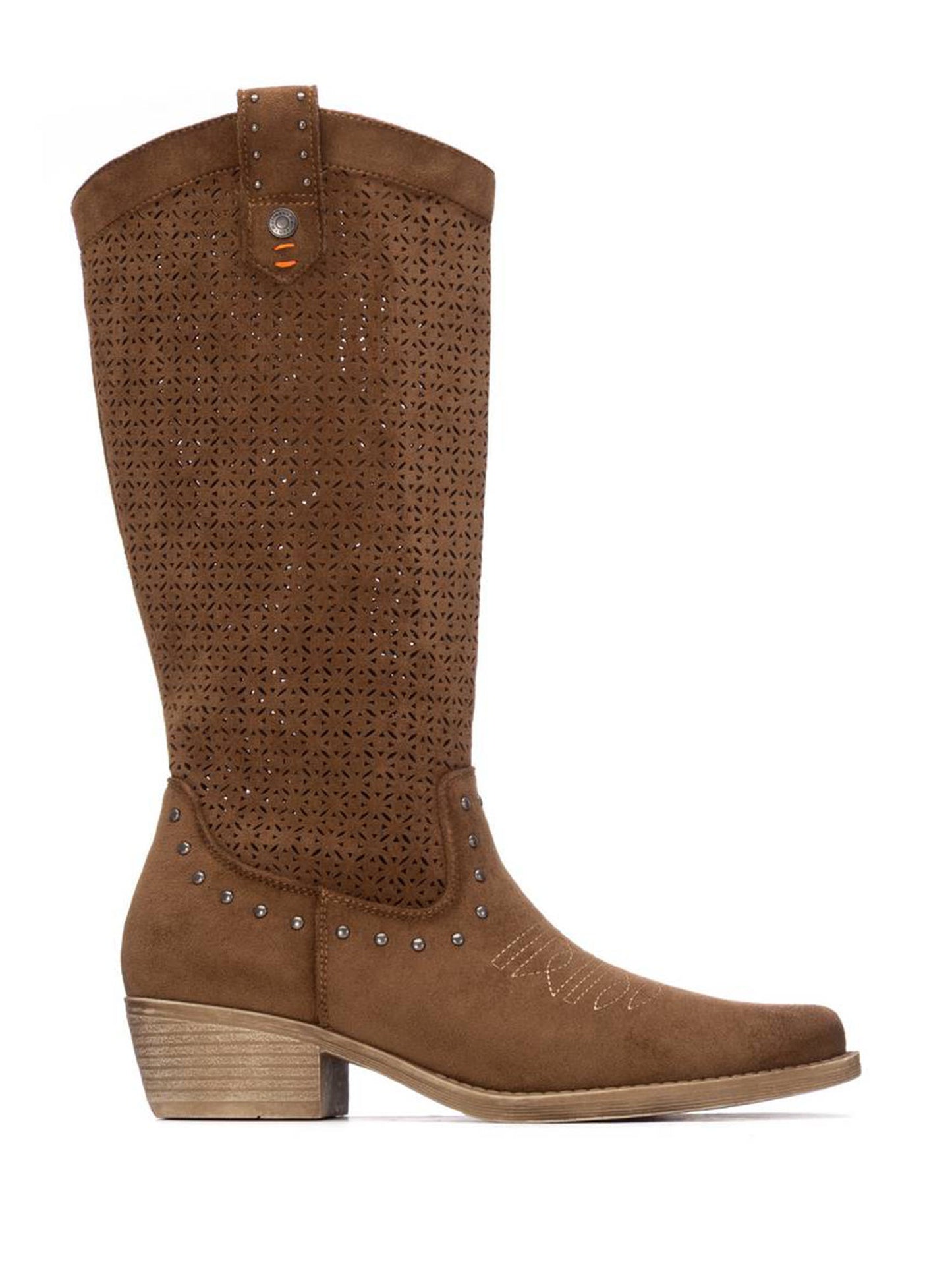Stivaletti Refresh in suede beige da donna per primavera-estate