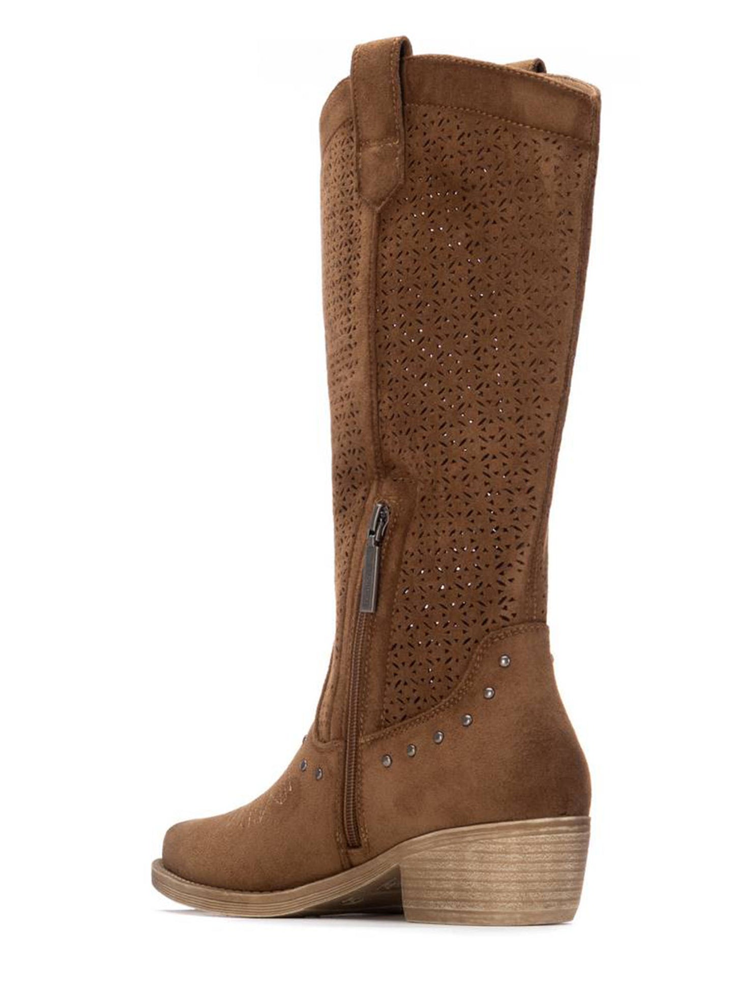 Stivaletti Refresh in suede beige da donna per primavera-estate