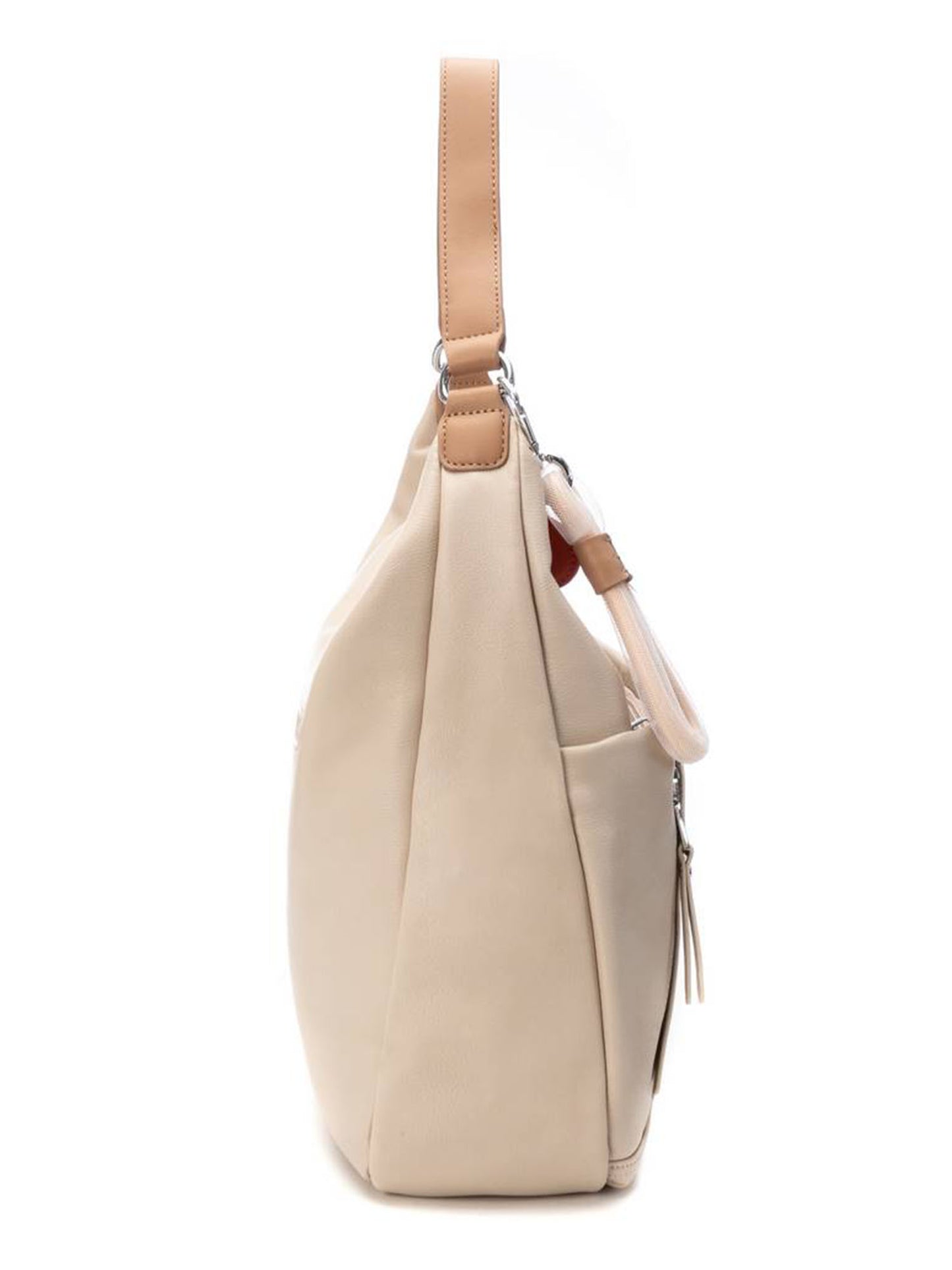 Borsa a spalla Refresh beige da donna pratica e versatile