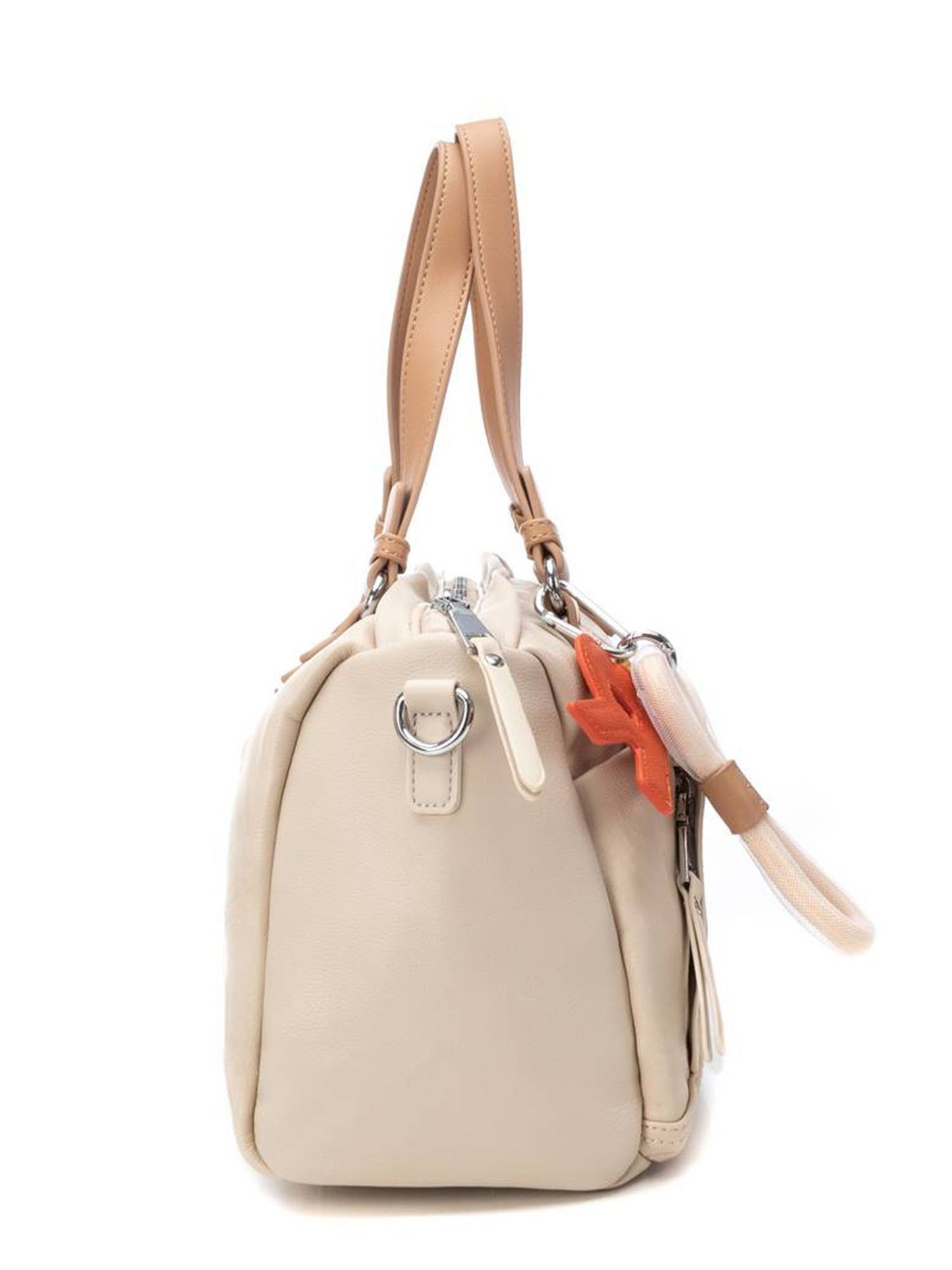 Borsa a spalla Refresh beige da donna, compatta e versatile