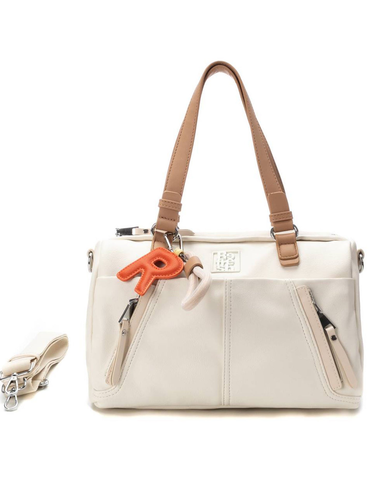 Borsa a spalla media Refresh donna bianca con design versatile