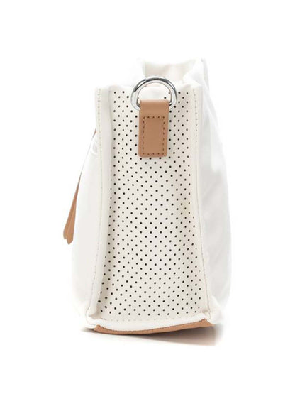 Borsa bandolera Refresh bianca da donna dal design moderno e versatile