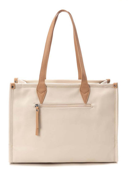 Borsa a spalla Refresh beige da donna dal design elegante e funzionale