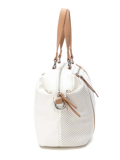 Borsa a spalla Refresh bianca da donna elegante e capiente