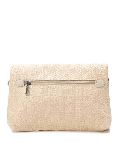 Borsa a tracolla Refresh in tessuto beige da donna