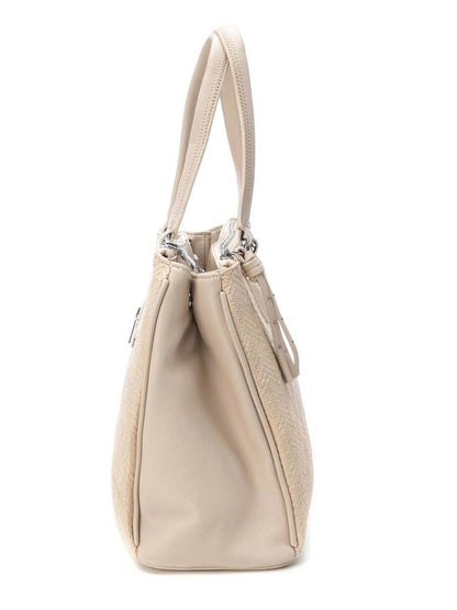 Borsa a spalla donna Refresh beige versatile ed elegante