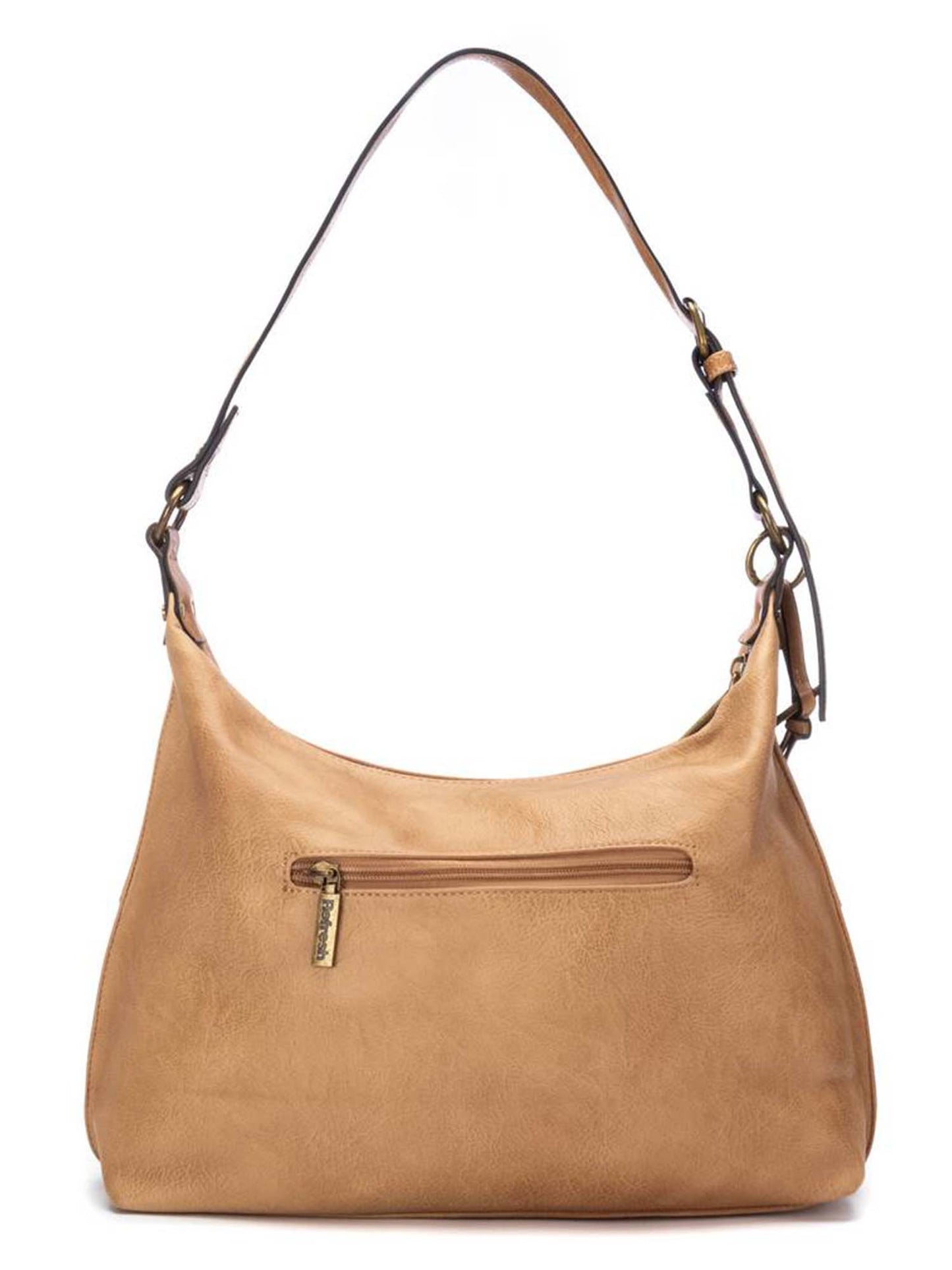 Borsa a spalla Refresh beige da donna dall'eleganza funzionale