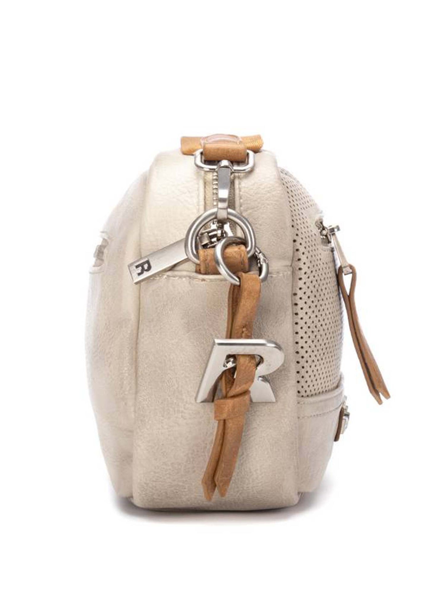 Borsa a tracolla Refresh bianca da donna versatile ed elegante