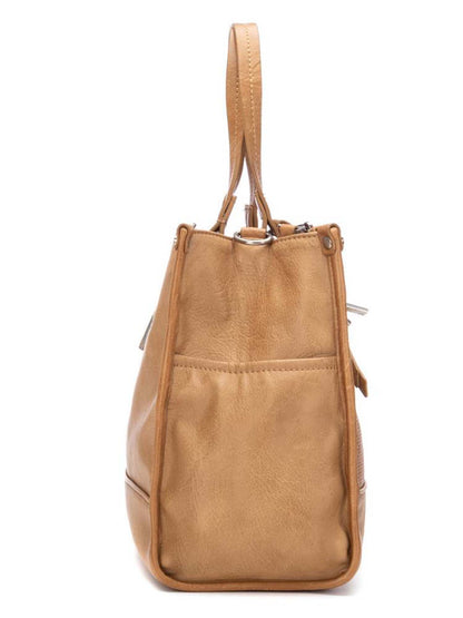 Borsa a tracolla Refresh in ecopelle beige da donna