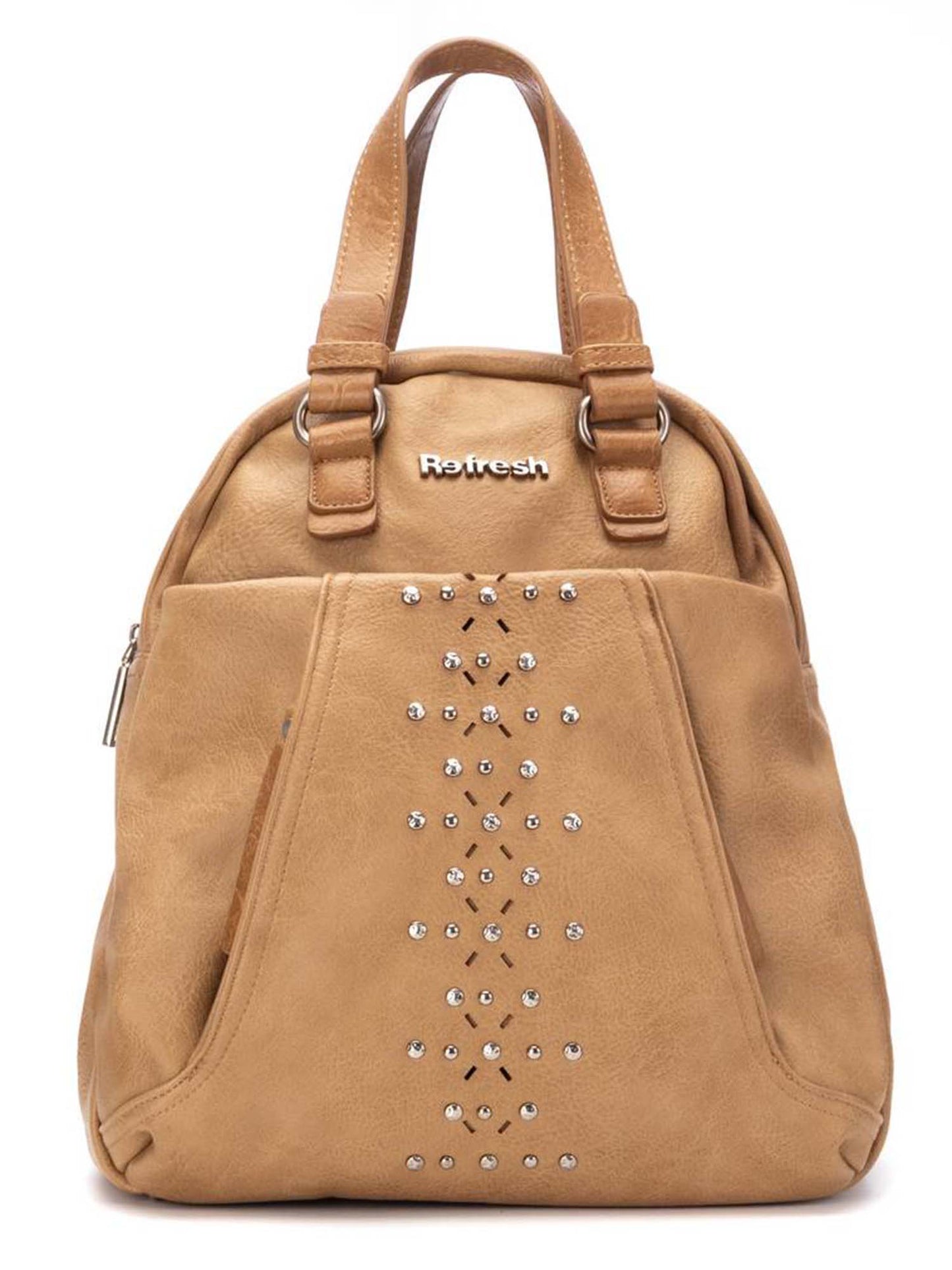 Zaino Refresh beige in similpelle, funzionale e alla moda da donna