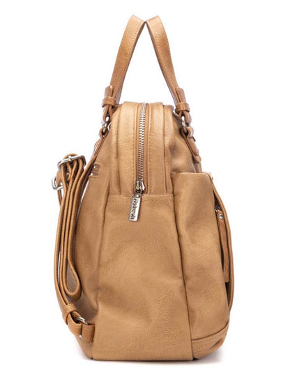 Zaino Refresh beige in similpelle, funzionale e alla moda da donna