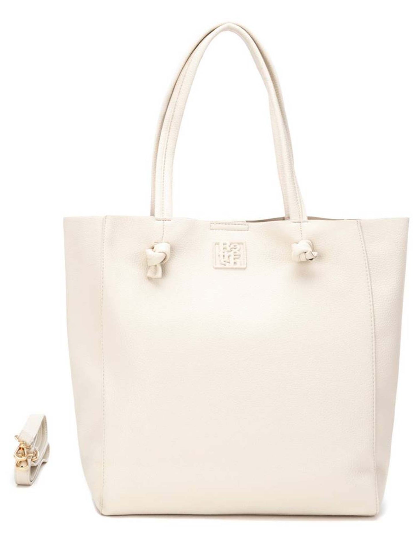 Refresh tote bag grande in ecopelle bianca da donna