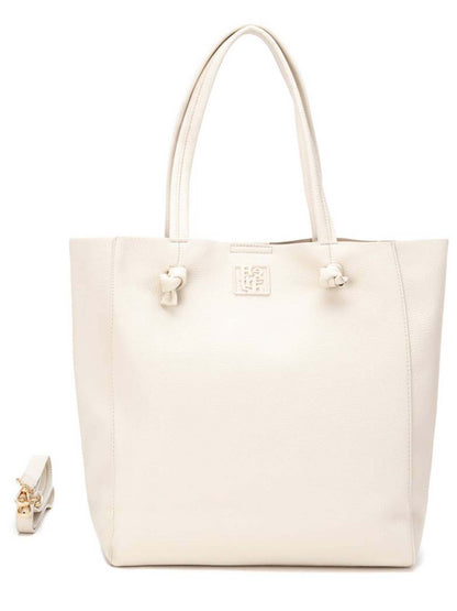 Refresh tote bag grande in ecopelle bianca da donna