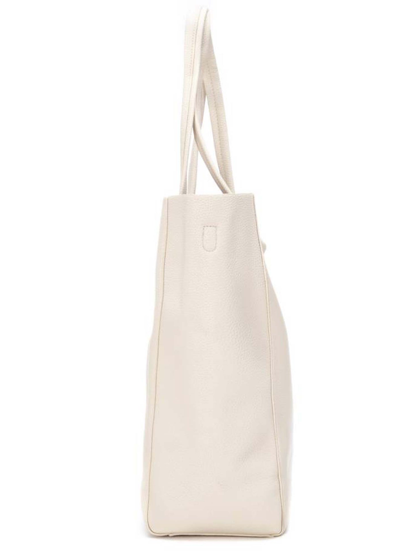 Refresh tote bag grande in ecopelle bianca da donna