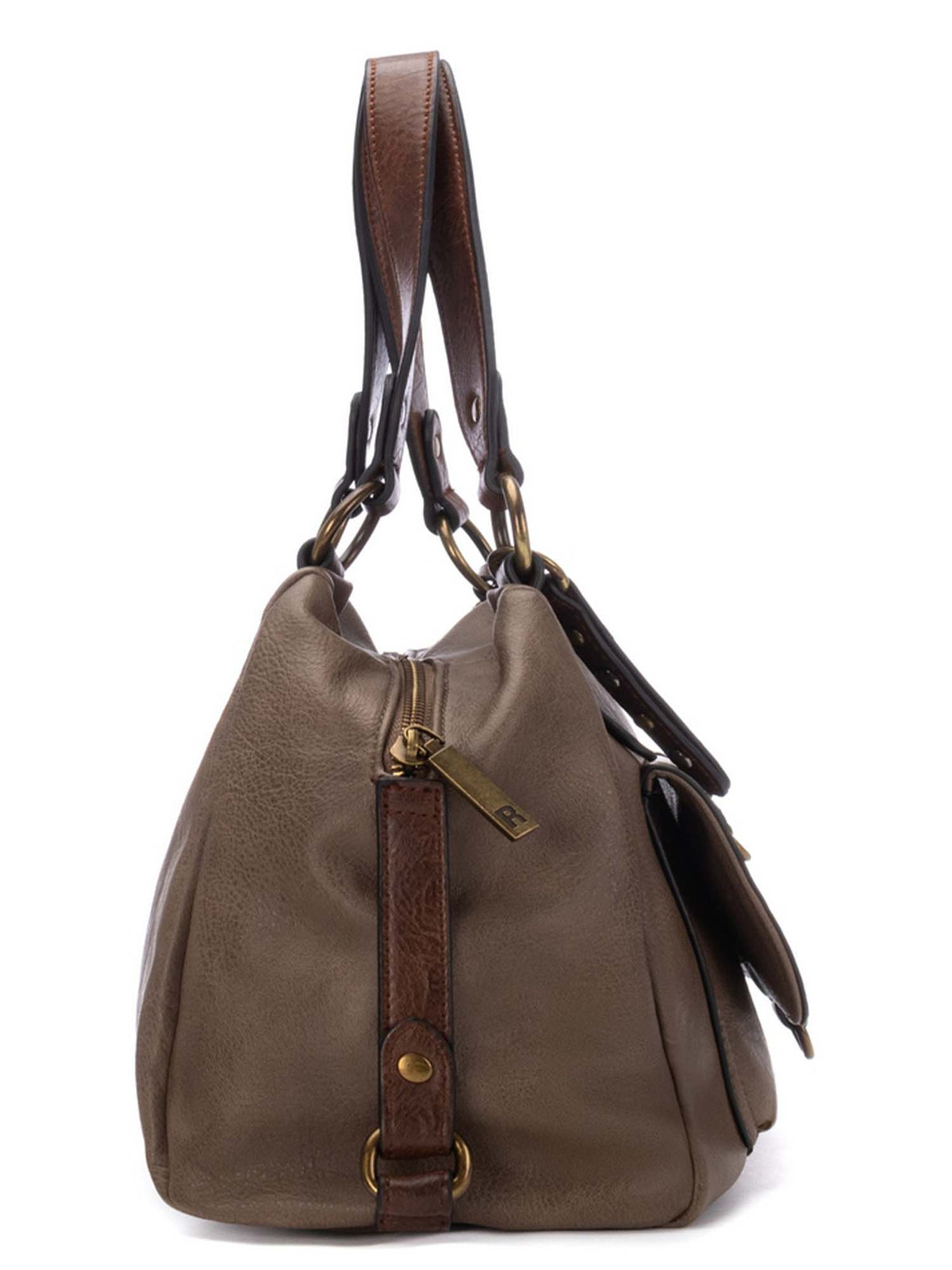 Refresh 183423 Taupe, borsa da donna fango