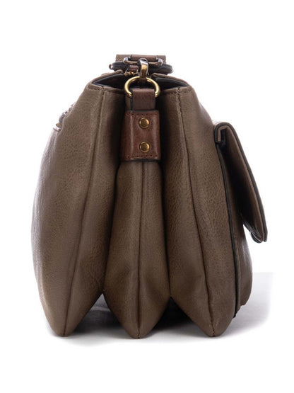 Refresh 183424 Taupe, borsa da donna fango