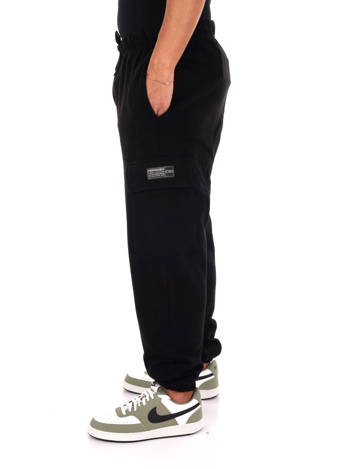 Propaganda Cargo Fel, pantalone da uomo nero