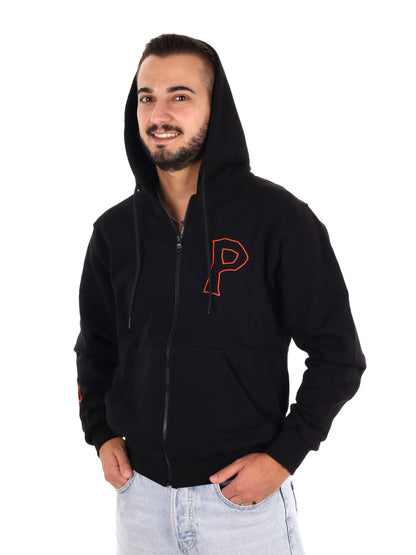 Propaganda 26FWPRFE704 Black, felpa da uomo nera